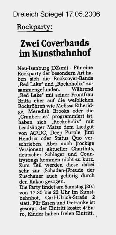 Presse Kuba 20-05-2006